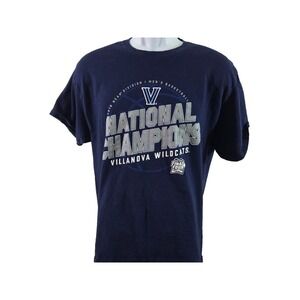 Villanova Wildcats Basketball 2018 National Champions Crew T-Shirt Mens Large